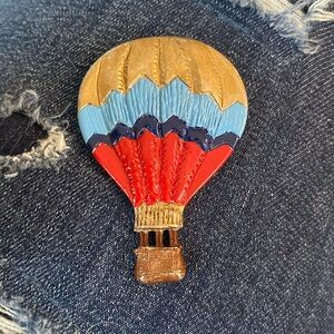 ❤️VTG. HOT AIR BALLOON BROOCH PIN❤️